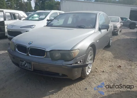 2003 BMW 745I from USA, damaged, VIN WBAGL634X3DP67579
